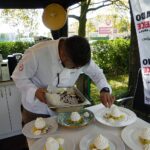 11.08.2021. Letnia kuchnia Radia Kielce. Kosmiczna środa. na zdjęciu Konrad Stokowiec, szef restauracji w Willi Hueta / Anna Kwapisz / Radio Kielce