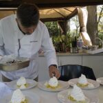 11.08.2021. Letnia kuchnia Radia Kielce. Kosmiczna środa. na zdjęciu Konrad Stokowiec, szef restauracji w Willi Hueta / Anna Kwapisz / Radio Kielce