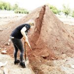 03.08.2021 Kielce. Teren Politechniki Świętokrzyskiej. Budowa toru dla łazików marsjańskich / Jarosław Kubalski / Radio Kielce