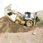 03.08.2021 Kielce. Teren Politechniki Świętokrzyskiej. Budowa toru dla łazików marsjańskich / Jarosław Kubalski / Radio Kielce