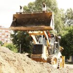 03.08.2021 Kielce. Teren Politechniki Świętokrzyskiej. Budowa toru dla łazików marsjańskich / Jarosław Kubalski / Radio Kielce