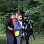 27.08.2021. Kielce. Realizacja zdjęć i nagrań do filmów i animacji dla Parku Dziedzictwa Gór Świętokrzyskich / Piotr Kwaśniewski / Radio Kielce