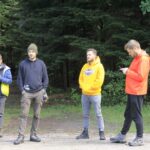 27.08.2021. Kielce. Realizacja zdjęć i nagrań do filmów i animacji dla Parku Dziedzictwa Gór Świętokrzyskich / Piotr Kwaśniewski / Radio Kielce