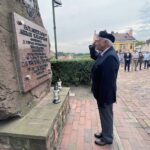 01.08.2021. Ostrowiec Świętokrzyski. Uroczystości upamiętniające powstańców warszawskich. Na zdjęciu Mjr Zdzisław Bzymek - prezes Światowego Związku Żołnierzy Armii Krajowej koło w Ostrowcu Świętokrzyskim / Emilia Sitarska / Radio Kielce