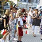 15.08.2021 Kielce. Otwarcie muralu na budynku przy ulicy Kochanowskiego / Jarosław Kubalski / Radio Kielce