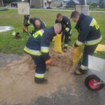 30.08.2021. Serwis w gminie Nowa Słupia. Lokalne podtopienia po ulewach / OSP Nowa Słupia