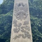 03.08.2021. Opatów. Pomnik mjra Ludwika Topora Zwierzdowskiego i powstańców styczniowych po odnowieniu / Emilia Sitarska / Radio Kielce