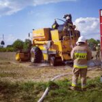 22.08.2021. Pożary pól i maszyn rolniczych / OSP Balice