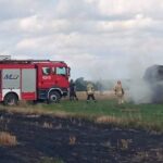 22.08.2021. Pożary pól i maszyn rolniczych / OSP Bodzechów