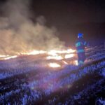 22.08.2021. Pożary pól i maszyn rolniczych / OSP Masłów