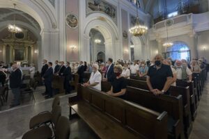 01.08.2021. Ostrowiec Świętokrzyski. Uroczystości upamiętniające powstańców warszawskich / Emilia Sitarska / Radio Kielce