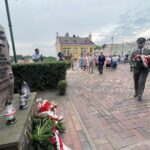 01.08.2021. Ostrowiec Świętokrzyski. Uroczystości upamiętniające powstańców warszawskich / Emilia Sitarska / Radio Kielce