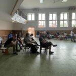 01.08.2021. Ostrowiec Świętokrzyski. Zbiórka krwi w ramach akcji „Przelej krew w rocznicę powstania warszawskiego” / Emilia Sitarska / Radio Kielce