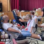 01.08.2021. Ostrowiec Świętokrzyski. Zbiórka krwi w ramach akcji „Przelej krew w rocznicę powstania warszawskiego” / Emilia Sitarska / Radio Kielce