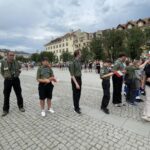 01.08.2021. Ostrowiec Świętokrzyski. Żywy znak Polski Walczącej / Emilia Sitarska / Radio Kielce