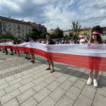 01.08.2021. Ostrowiec Świętokrzyski. Żywy znak Polski Walczącej / Emilia Sitarska / Radio Kielce