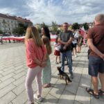 01.08.2021. Ostrowiec Świętokrzyski. Żywy znak Polski Walczącej / Emilia Sitarska / Radio Kielce