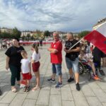 01.08.2021. Ostrowiec Świętokrzyski. Żywy znak Polski Walczącej / Emilia Sitarska / Radio Kielce