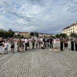 01.08.2021. Ostrowiec Świętokrzyski. Żywy znak Polski Walczącej / Emilia Sitarska / Radio Kielce