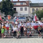 01.08.2021. Ostrowiec Świętokrzyski. Żywy znak Polski Walczącej / Emilia Sitarska / Radio Kielce