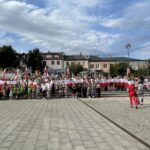 01.08.2021. Ostrowiec Świętokrzyski. Żywy znak Polski Walczącej / Emilia Sitarska / Radio Kielce