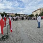 01.08.2021. Ostrowiec Świętokrzyski. Żywy znak Polski Walczącej / Emilia Sitarska / Radio Kielce