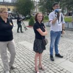 01.08.2021. Ostrowiec Świętokrzyski. Żywy znak Polski Walczącej / Emilia Sitarska / Radio Kielce