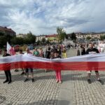 01.08.2021. Ostrowiec Świętokrzyski. Żywy znak Polski Walczącej / Emilia Sitarska / Radio Kielce