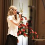 27.08.2021 Kielce. Filharmonia Świętokrzyska. Koncert pieśni patriotycznych. Lena Danielczyk / Jarosław Kubalski / Radio Kielce