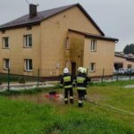 30.08.2021. Tumlin. Lokalne podtopienia po ulewach / OSP KSRG Samsonów