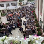 28.08.2021. Skarżysko-Kamienna. Powakacyjny Dzień Wspólnoty Ruchu Światło-Życie i adoracja przy symbolach Światowych Dni Młodzieży / Anna Głąb / Radio Kielce