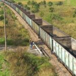 21.09.2021. Hajduszek. Wypadek na torach / KPP w Pińczowie