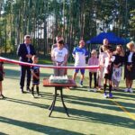 04.09.2021. Borków. Otwarcie wielofunkcyjnego boiska / Marcin Marszałek / Radio Kielce
