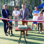 04.09.2021. Borków. Otwarcie wielofunkcyjnego boiska / Marcin Marszałek / Radio Kielce