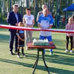 04.09.2021. Borków. Otwarcie wielofunkcyjnego boiska / Marcin Marszałek / Radio Kielce