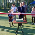 04.09.2021. Borków. Otwarcie wielofunkcyjnego boiska / Marcin Marszałek / Radio Kielce