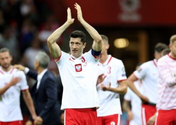 02.09.2021. Warszawa. El. do piłkarskich MŚ 2022 Polska - Albania. Na zdjęciu: Robert Lewandowski / PAP/Leszek Szymański