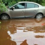 01.09.2021. Górki Szczukowskie. Podtopienia posesji w gminie Piekoszów / Zbigniew Piątek/Facebook