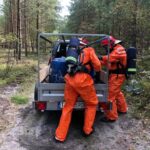 14.09.2021. Leśnictwo Mnichów. Ćwiczenia „Lasy 2021" / KP PSP w Jędrzejowie