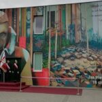 25.09.2021. Kielce. Odsłonięcie muralu z wizerunkiem płk. Jana Piwnika „Ponurego” / Marta Witkowska