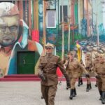 25.09.2021. Kielce. Odsłonięcie muralu z wizerunkiem płk. Jana Piwnika „Ponurego” / Marta Witkowska