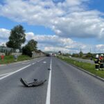 14.09.2021. Kielce. Wypadek na ul. Krakowskiej / Dionizy Krawczyński / Radio Kielce