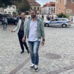 14.09.2021. Sandomierz. Plan filmowy serialu „Ojciec Mateusz" / Grażyna Szlęzak-Wójcik / Radio Kielce