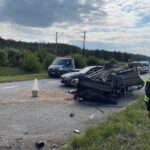 14.09.2021. Kielce. Wypadek na ul. Krakowskiej / Dionizy Krawczyński / Radio Kielce