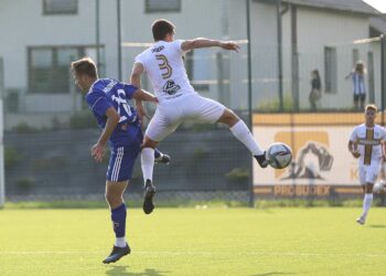 22.08.2021. Łagów. 4. kolejka III ligi: ŁKS Probudex - Unia Tarnów / Kamil Bielaszewski