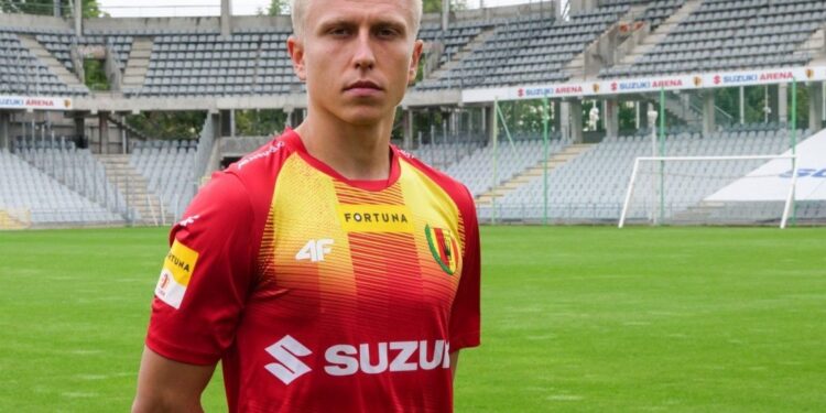 Na zdjęciu: Dawid Błanik / Korona Kielce