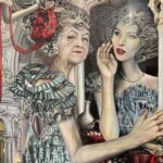 25.09.2021. Ćmielów, Galeria Van Rij. Wystawa prac Tomasza Sętowskiego / Anna Głąb / Radio Kielce