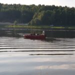 08.09.2021. Brody. Akcja ratownicza na terenie zalewu / Monika Miller / Radio Kielce