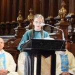 07.09.2021. Sandomierz. Pielgrzymka do Sulisławic. Na zdjęciu (od lewej): ks. Stanisław Chmielewski - dziekan dekanatu Sandomierz / Grażyna Szlęzak-Wójcik / Radio Kielce