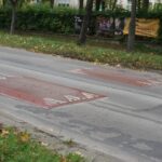 29.09.2021. Kielce. Ulica Marszałkowska. Progi zwalniające / Marcin Marszałek / Radio Kielce